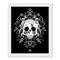 Sugar Skull 16" x 20" White Framed Print Under Plexiglass